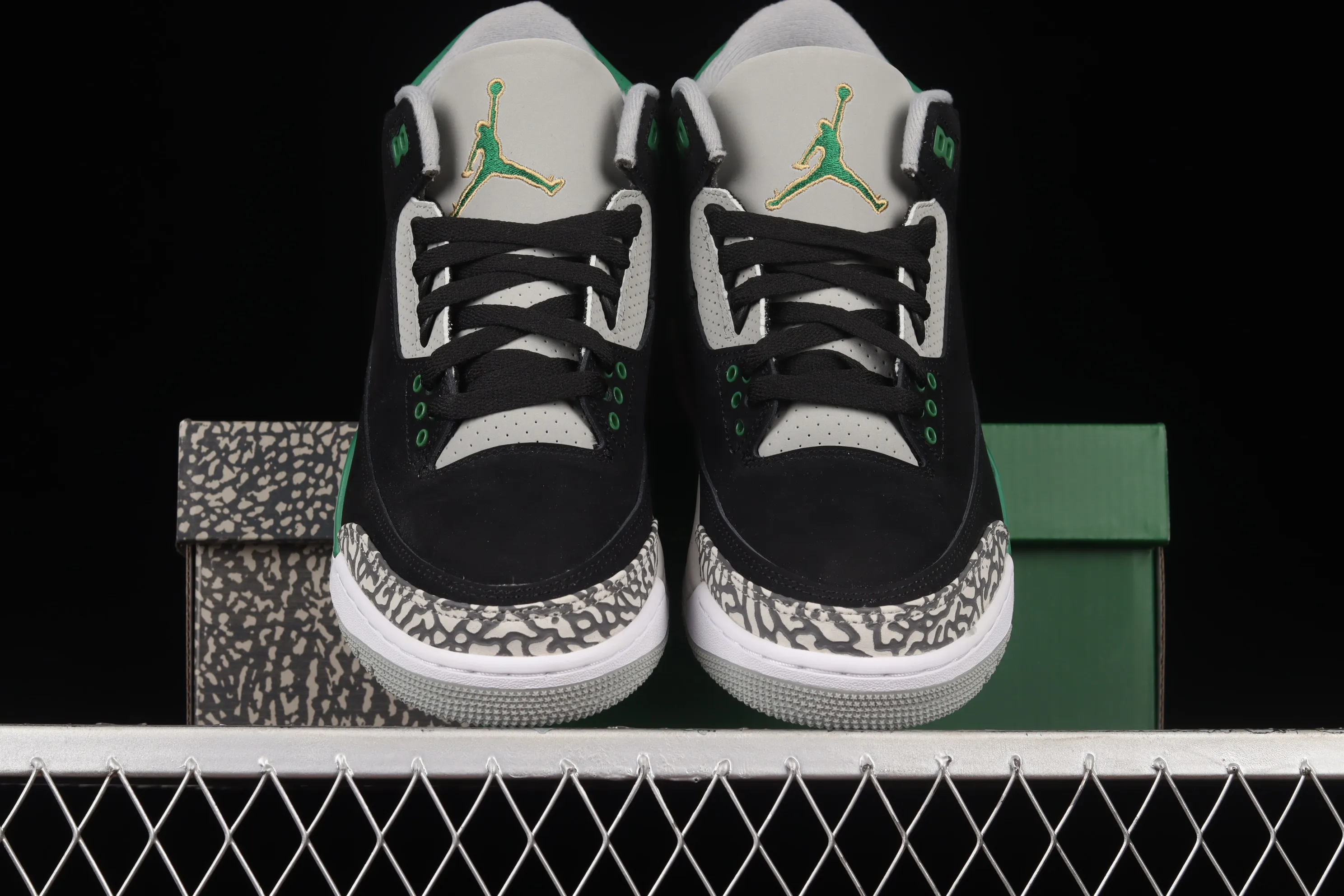 All categories Air Jordan Jordan series basketball shoes Air Jordan 3 foreign trade version Air Jordan 3 Retro "Racer Blue" AJ3 Joe 3 black and green CT8532-030